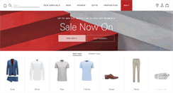 Desktop Screenshot of hugoboss.com