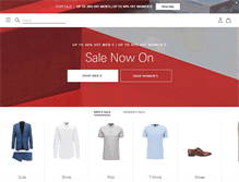 Tablet Screenshot of hugoboss.com
