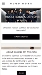 Mobile Screenshot of group.hugoboss.com
